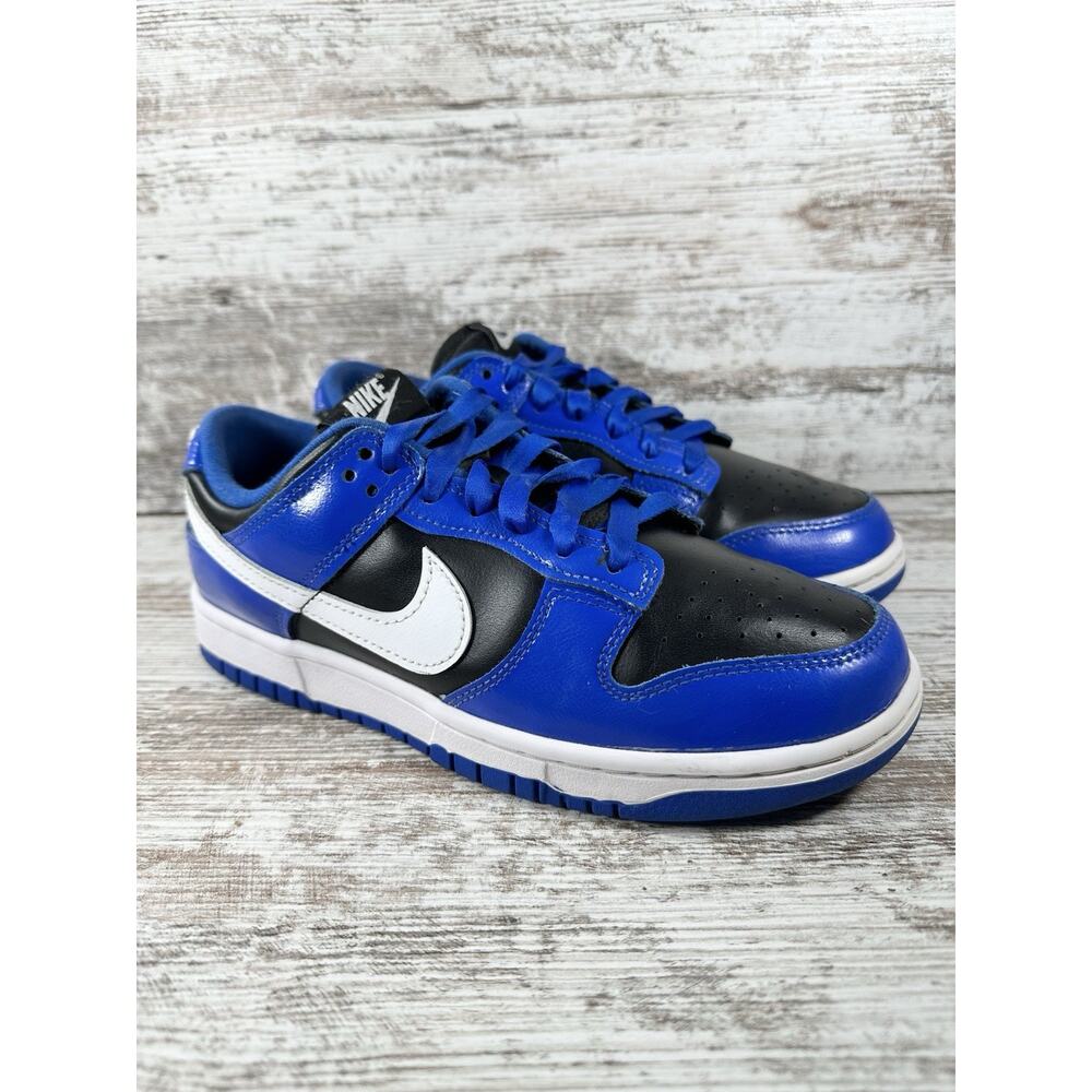 Women's Nike Dunk Low 'Game Royal' Blue/Black/White Sneakers Sz 7 EUC!